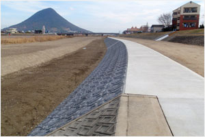 土器箇所護岸工事